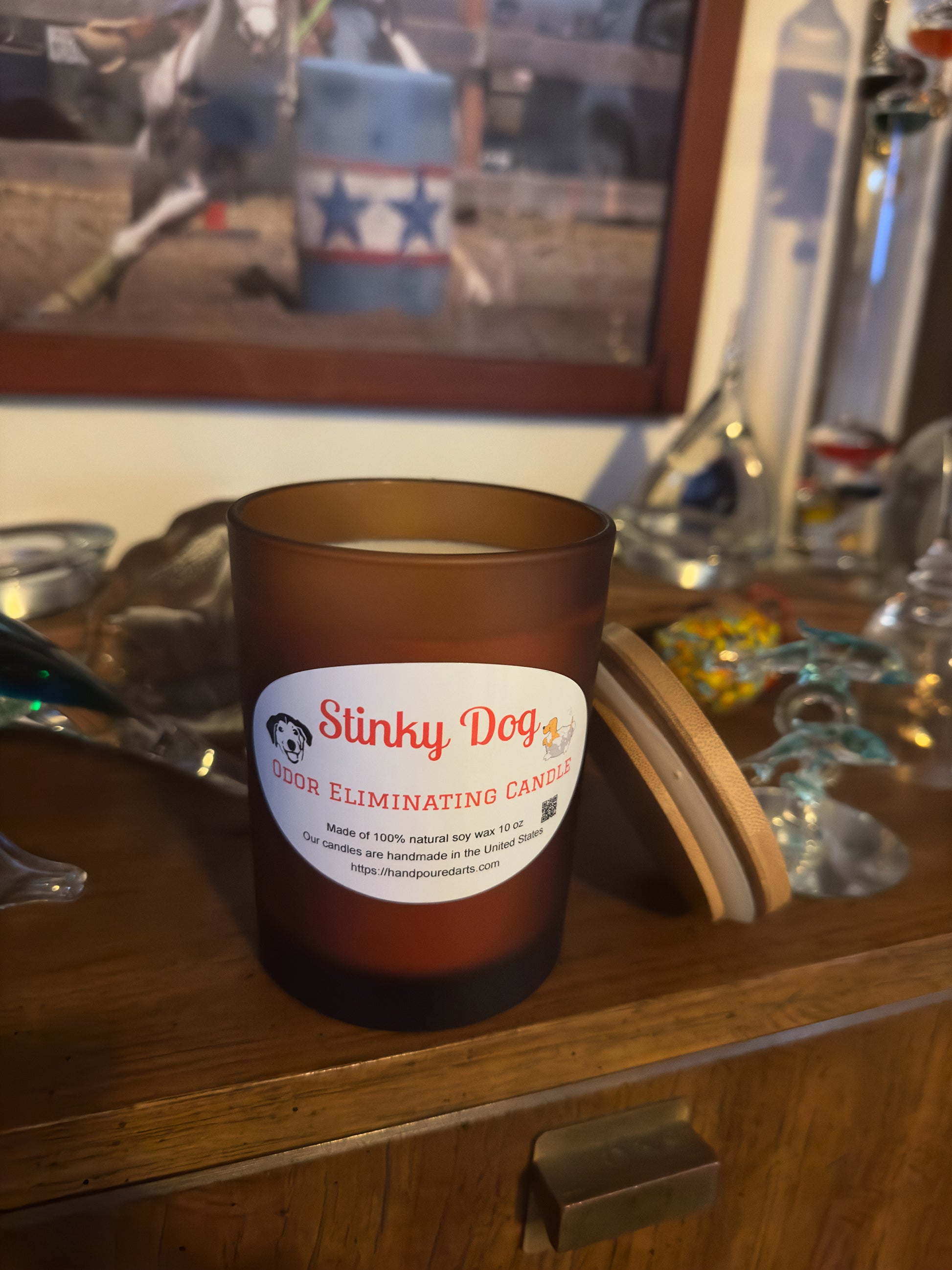 Dog Odor eliminating Soy candle